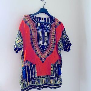 African print top
